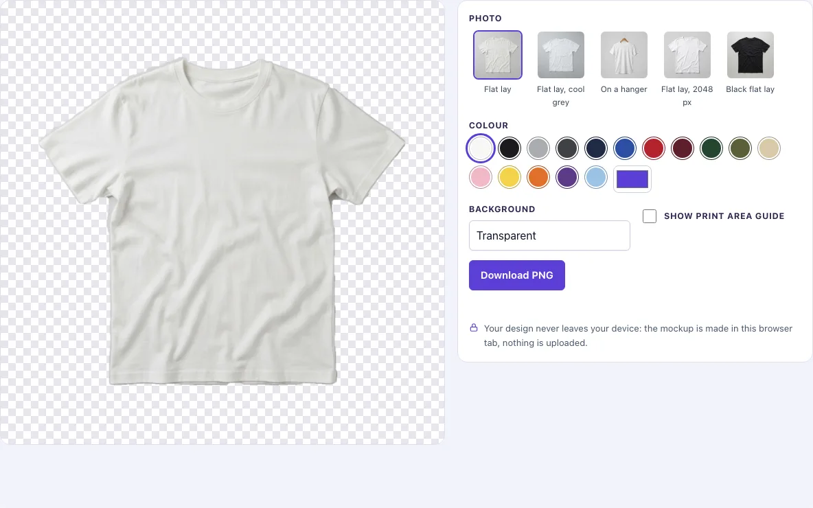 T shirt template example